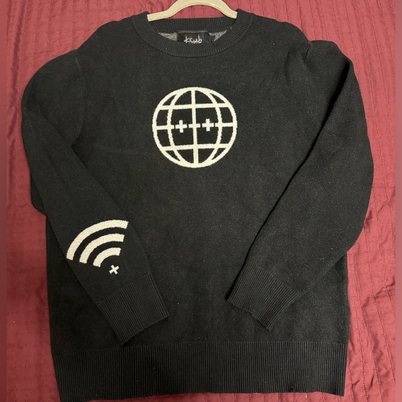 KSUBI Offline Knit Crewneck Sweater